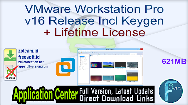 VMware Workstation Pro v16 Final Release Incl Keygen + Lifetime License
