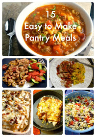 15 Easy to Make Pantry Meals - using pasta rice and beans you can make fabulous flavorful meals! - Slice of Southern