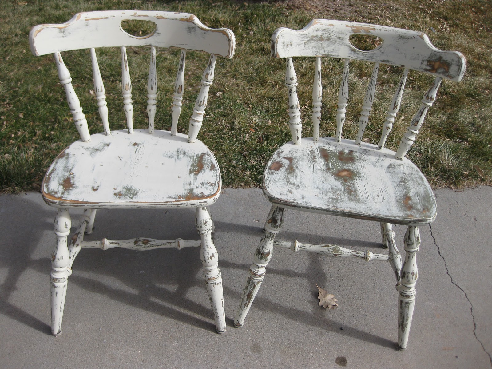 Distressed Kitchen Chairs