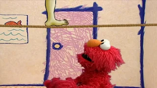 Elmo counts feet hopping on a tightrope. Sesame Street Elmo's World Feet Elmo's Question.