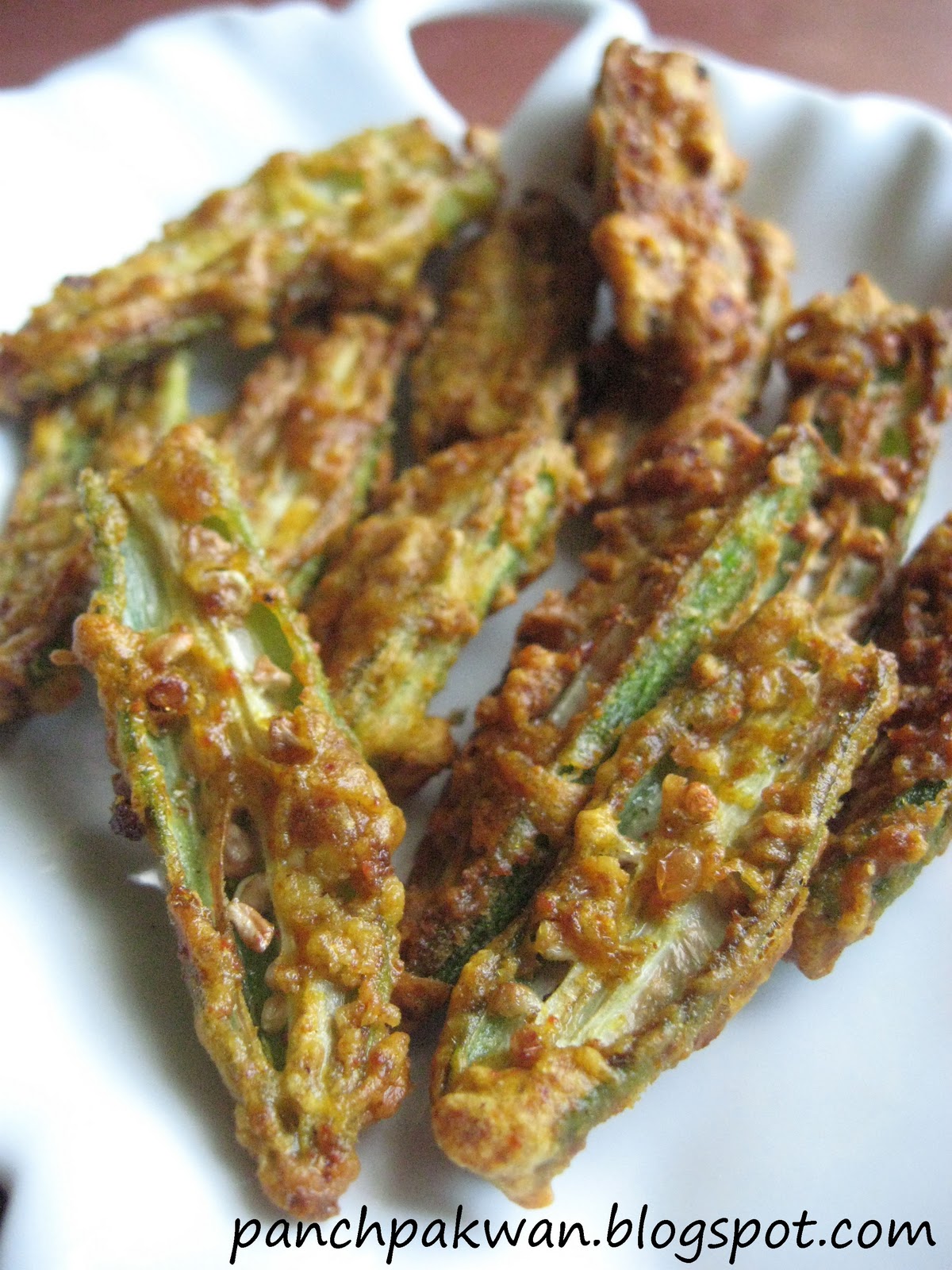 Panch Pakwan Okra pakora / Bhendi Pakoda