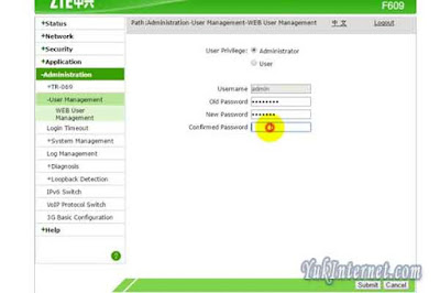 Cara Mengganti Password Wifi ZTE F609 Lewat PC dan Hp ...