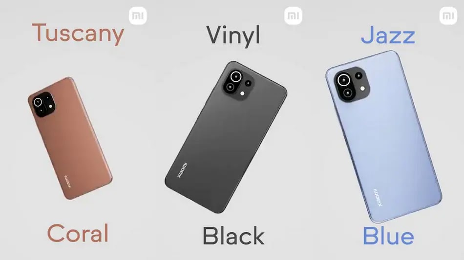 Xiaomi Mi 11 Lite Colors