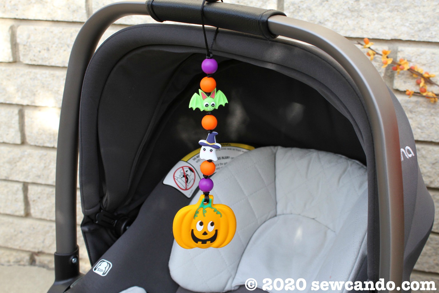Sew Can Do Little Halloween Silicone Teether Toy