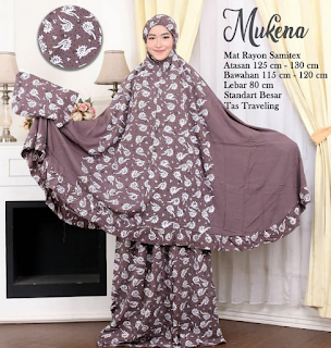 Model Mukena Corak Batik Terkini