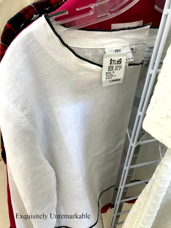 Overpriced Thrift Store Shirt on a hanger