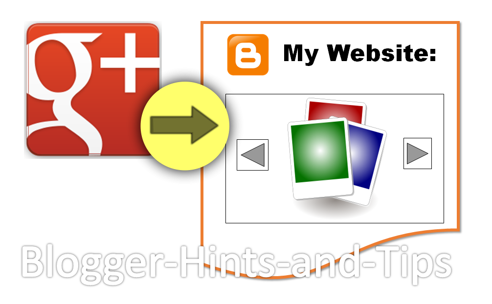 How to show pictures from Google Plus in any website BloggerHints