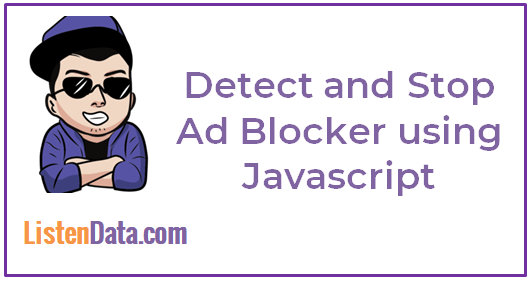 Detect AdBlocker using Javascript