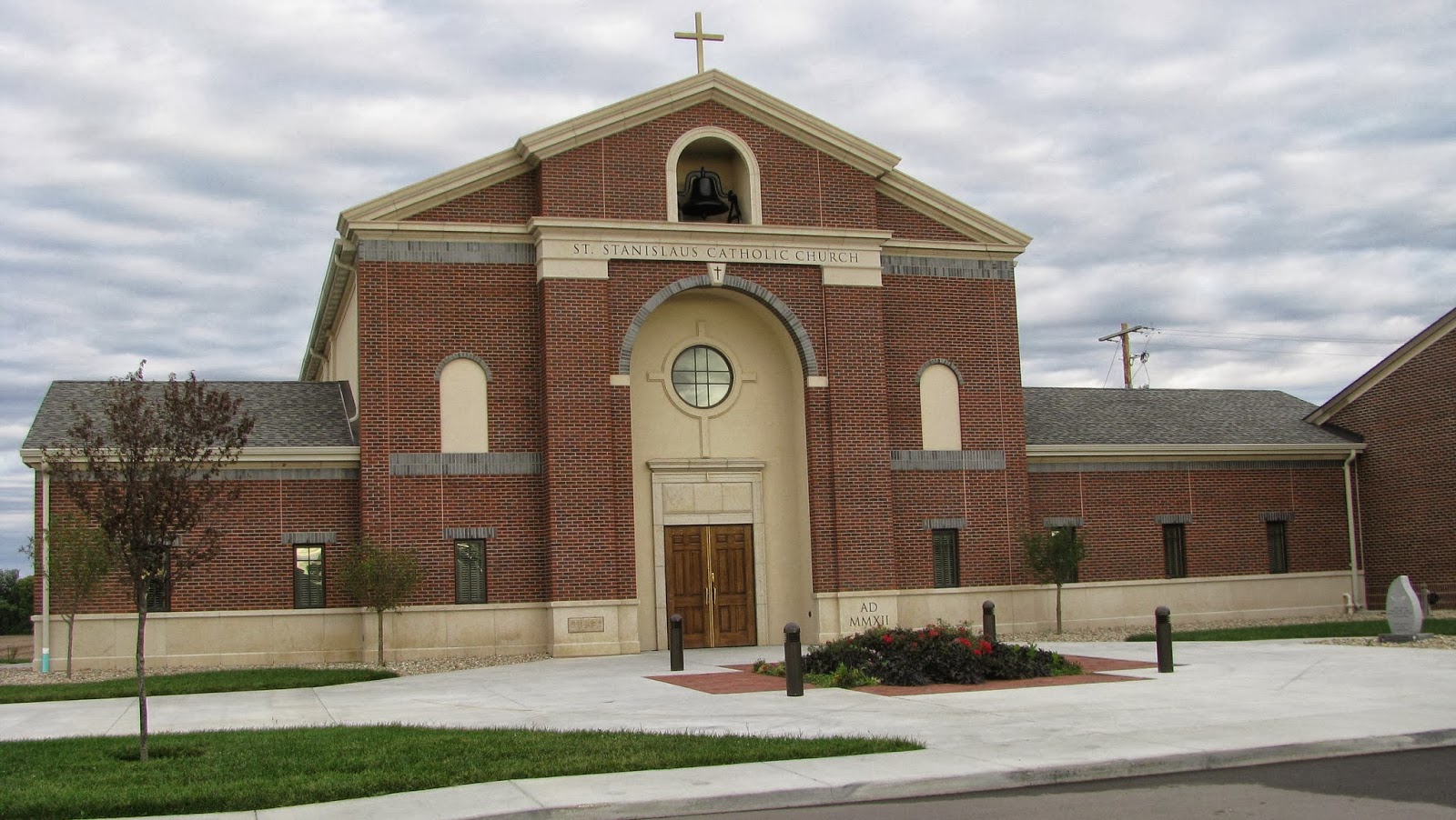 Photos of Rossville and Rossville Alumni New Catholic Church in Rossville