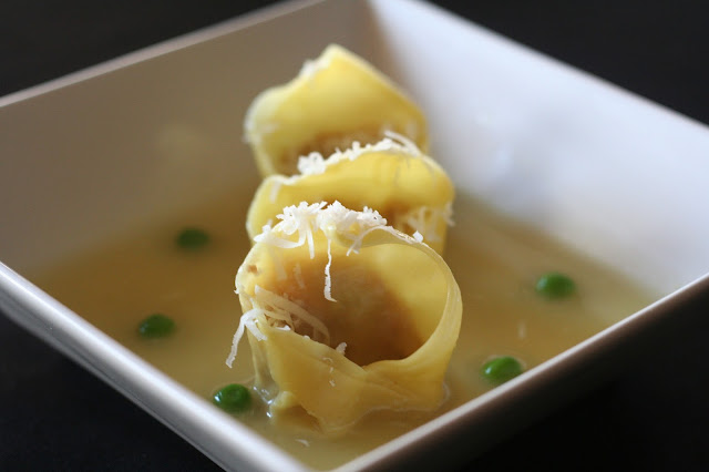 Tortellini De Won Ton En Caldo
