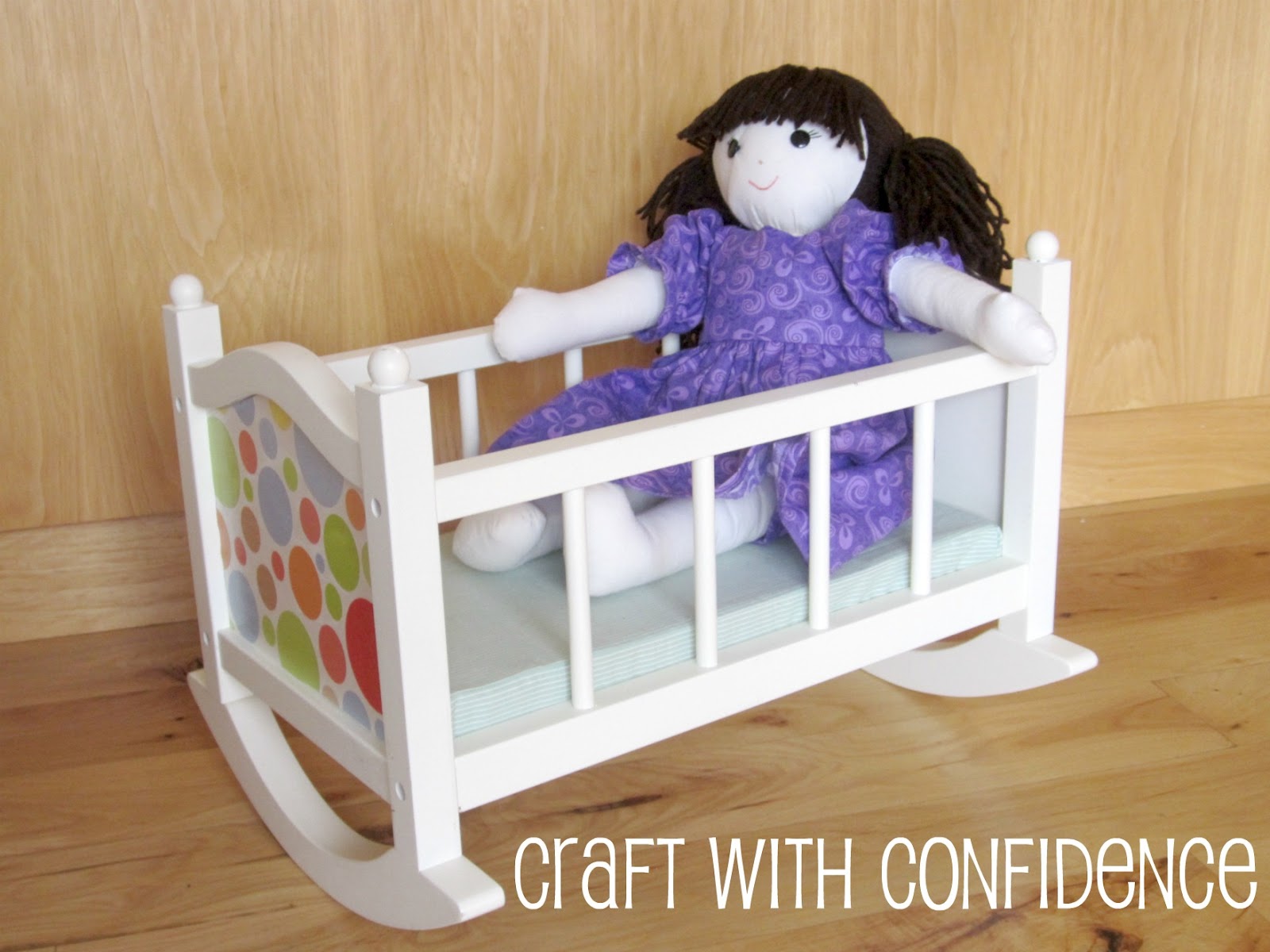Craft with Confidence Baby Doll Cradle MakeOver