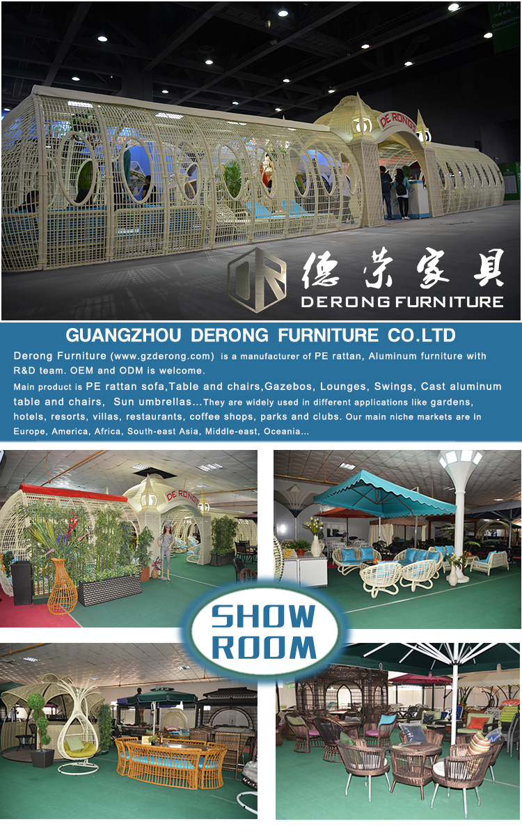Fantastic Derong Outdoor Furniture Guangzhou Derong Furniture In China Is A Manufacturer Of Pe Rattan Aluminum And Outdoor Umbrella With R D 15 Years