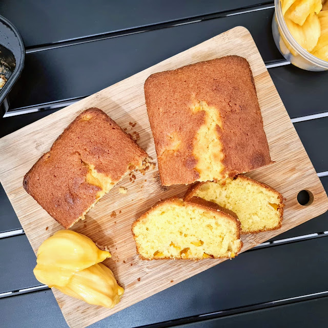 【食谱分享】原味牛油蛋糕 Original Butter Cake + 波罗蜜牛油蛋糕 Jackfruit Butter Cake