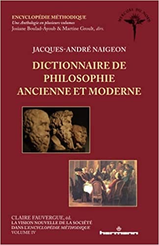 Les Livres de Philosophie JacquesAndré Naigeon Dictionnaire de