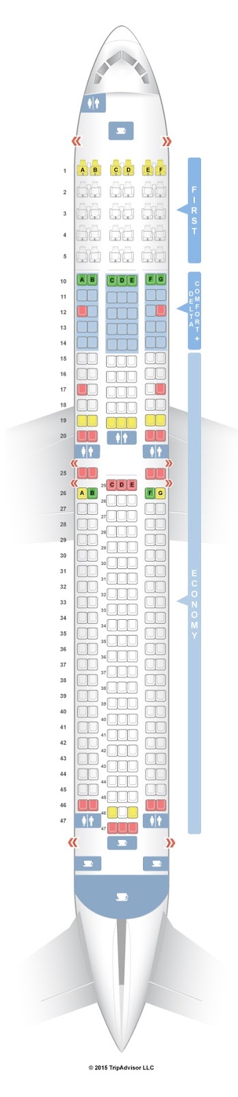 Delta Boeing 737 Seating Chart