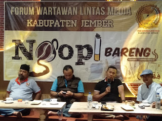Dandim Jember Ngopi Bareng FWLM Kabupaten Jember Dandim Jember Ngopi Bareng FWLM Kabupaten Jember