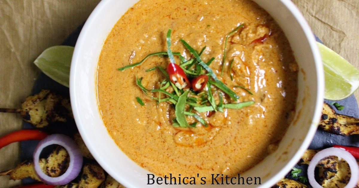 Bethica's Kitchen Flavours Satay Peanut Sauce / Dip Malaysian Style