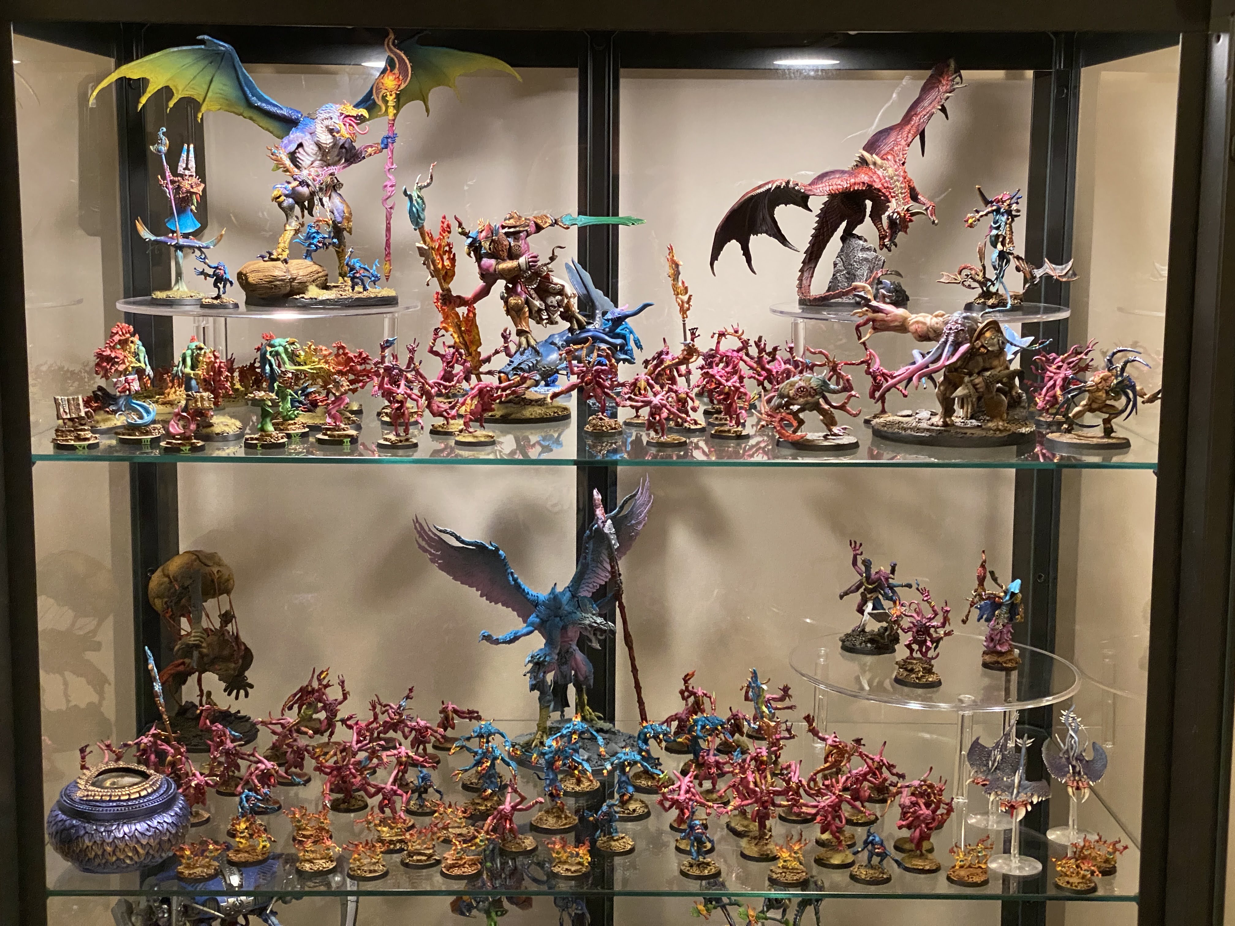 [hobby] Upgraded storage using Milsbo Ikea glass shelves