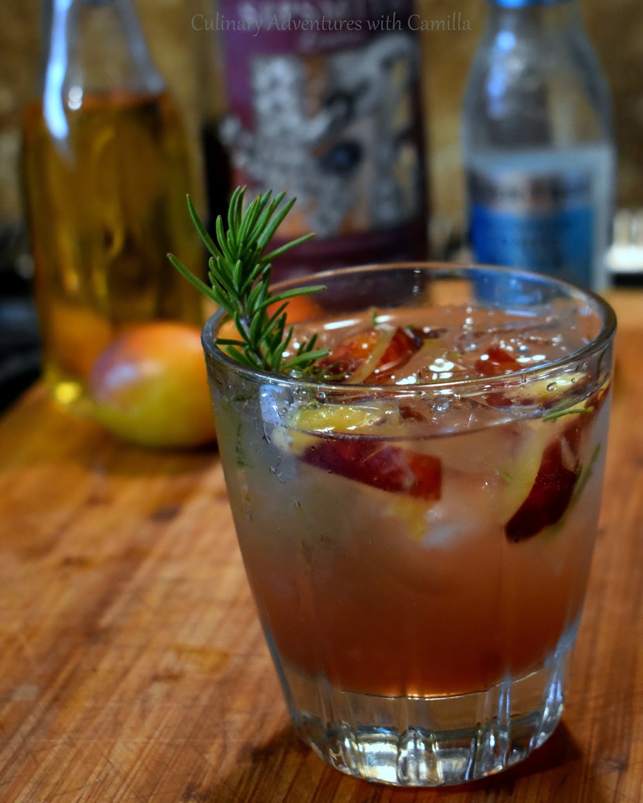 Sloe Gin Plum Cocktail StoneFruit