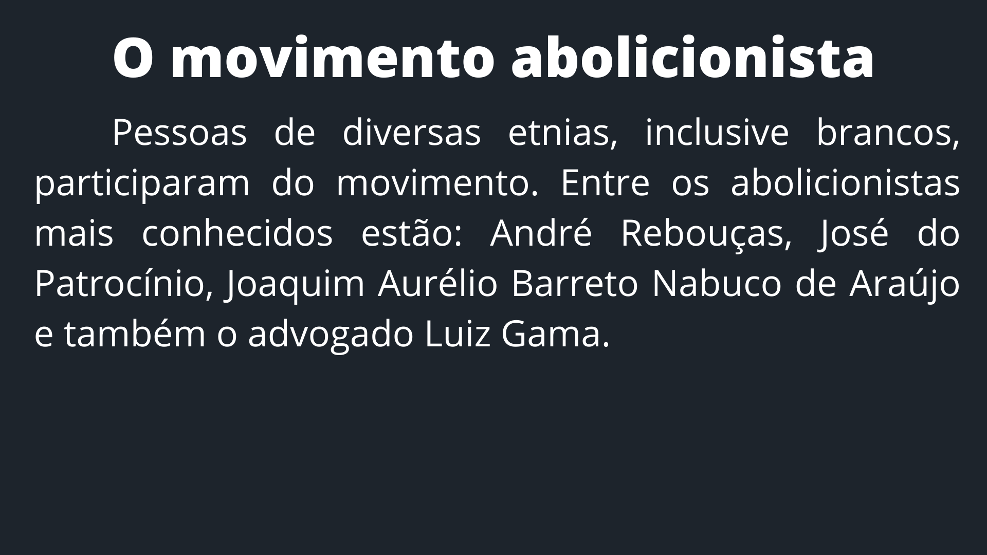 9ºANO ABOLICIONISMO NO BRASIL