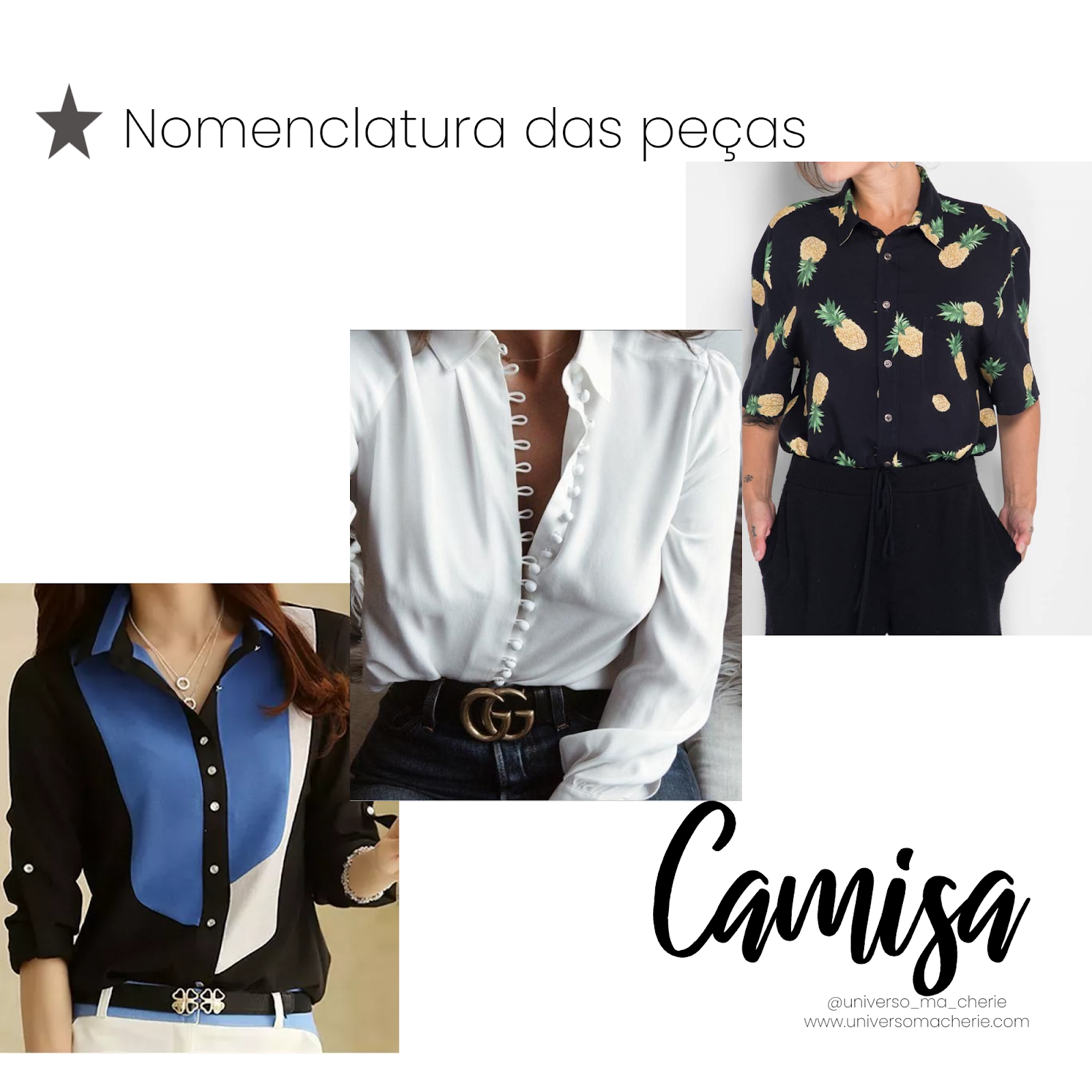 Universo Ma Chérie Camisa ou blusa?
