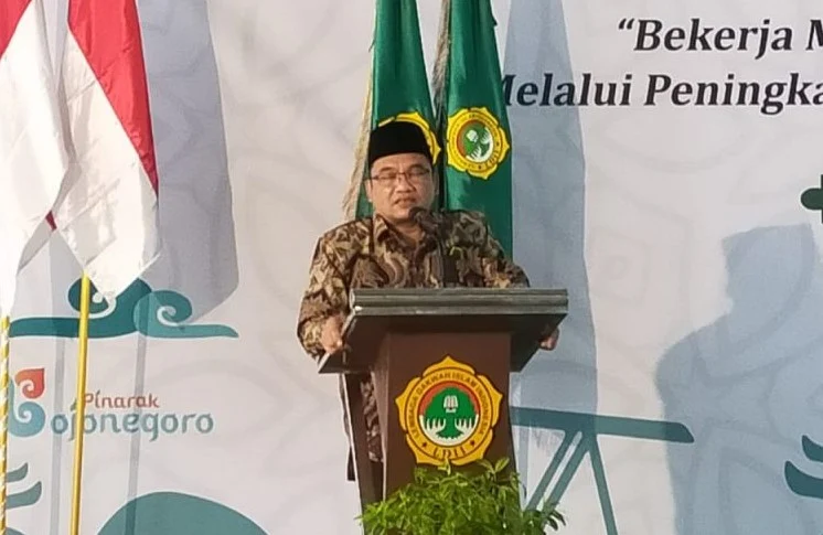 H. Saptoto Priyo Rahardjo, kembali terpilih sebagai Ketua Dewan Pimpinan Daerah Lembaga Dakwah Islam Indonesia (DPD LDII) Kabupaten Bojonegoro