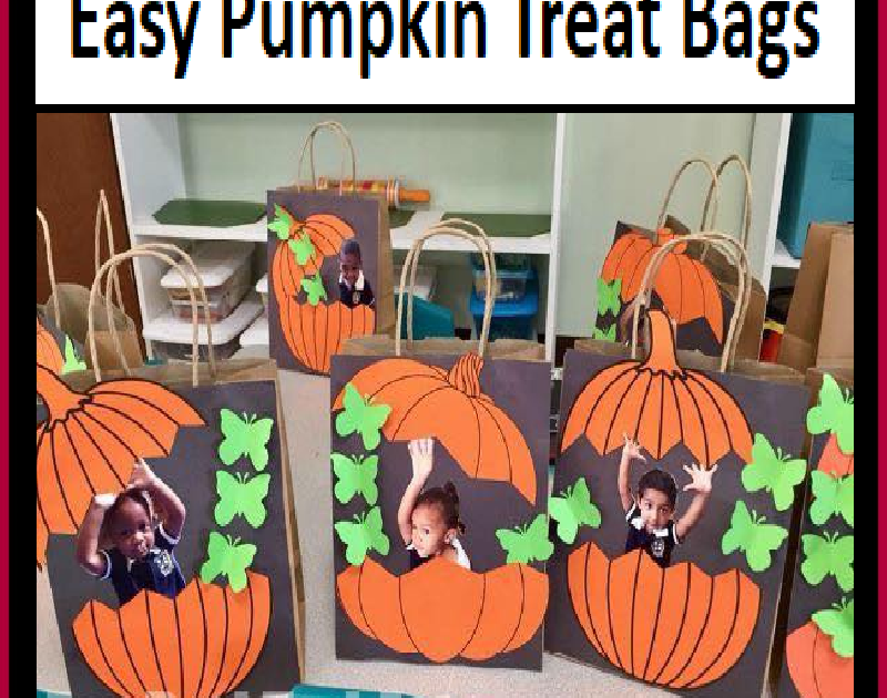 DIY And Household Tips Easy Pumpkin Treat Bags