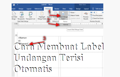 Cara Membuat Label Undangan Terisi Otomatis Cara Membuat Label Undangan Terisi Otomatis