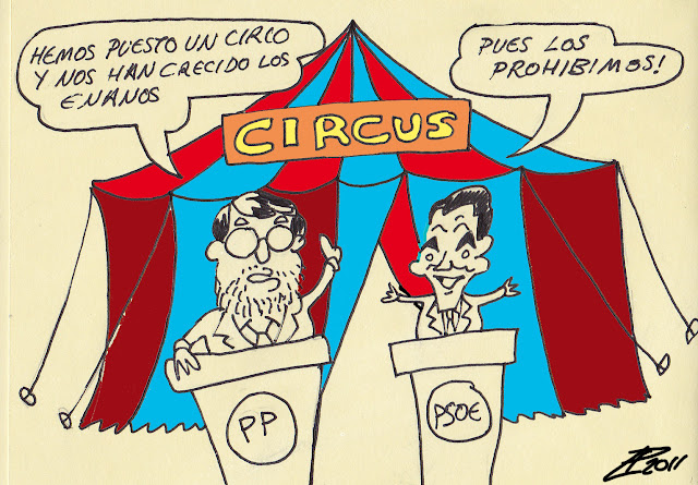 A CARTOON A DAY Spanish Revolution Acampada Sol a-cartoon-a-day-spanish-revolution-acampada-sol
