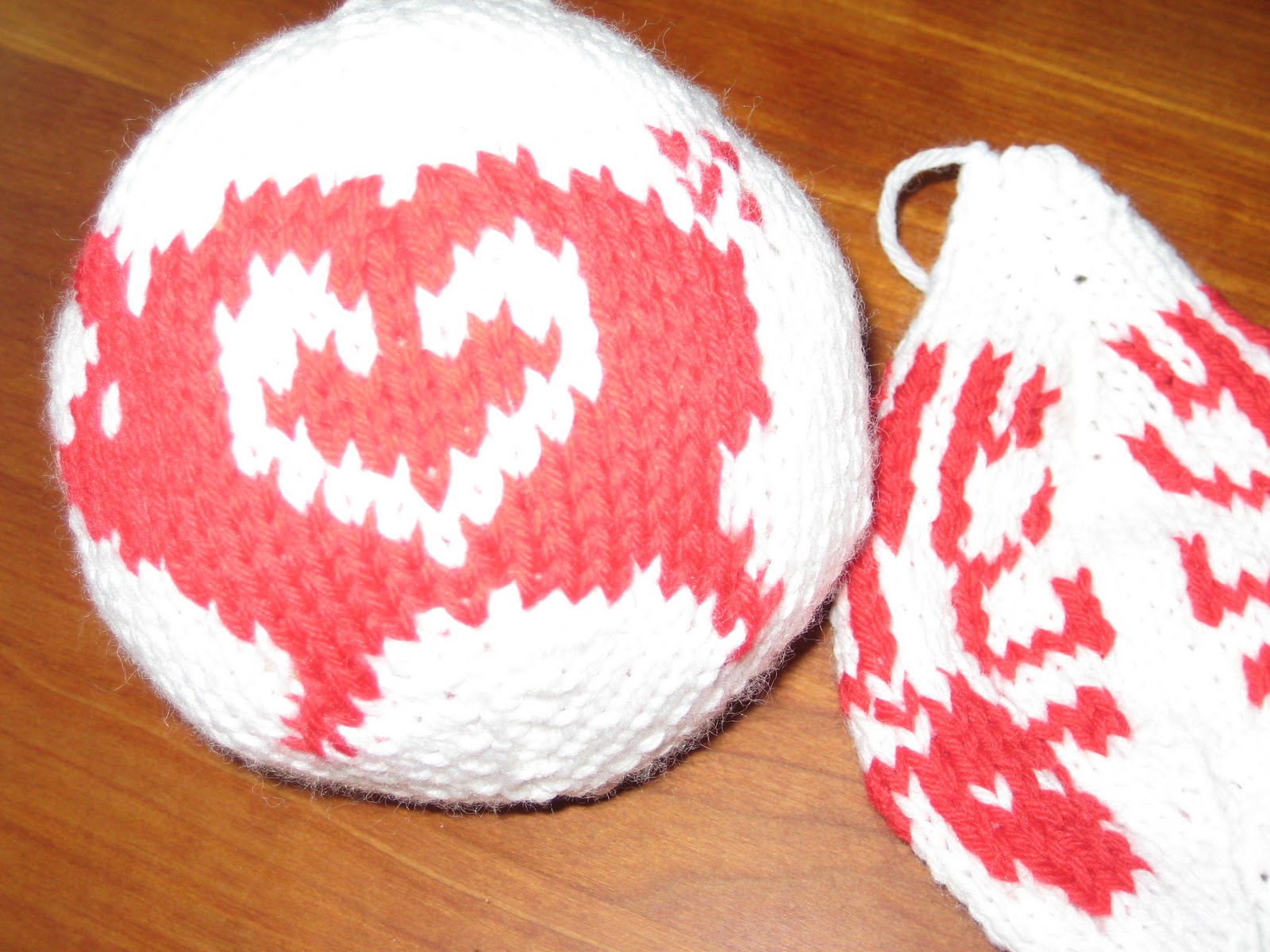 Bieblog Kerstballen breien met Arne en Carlos