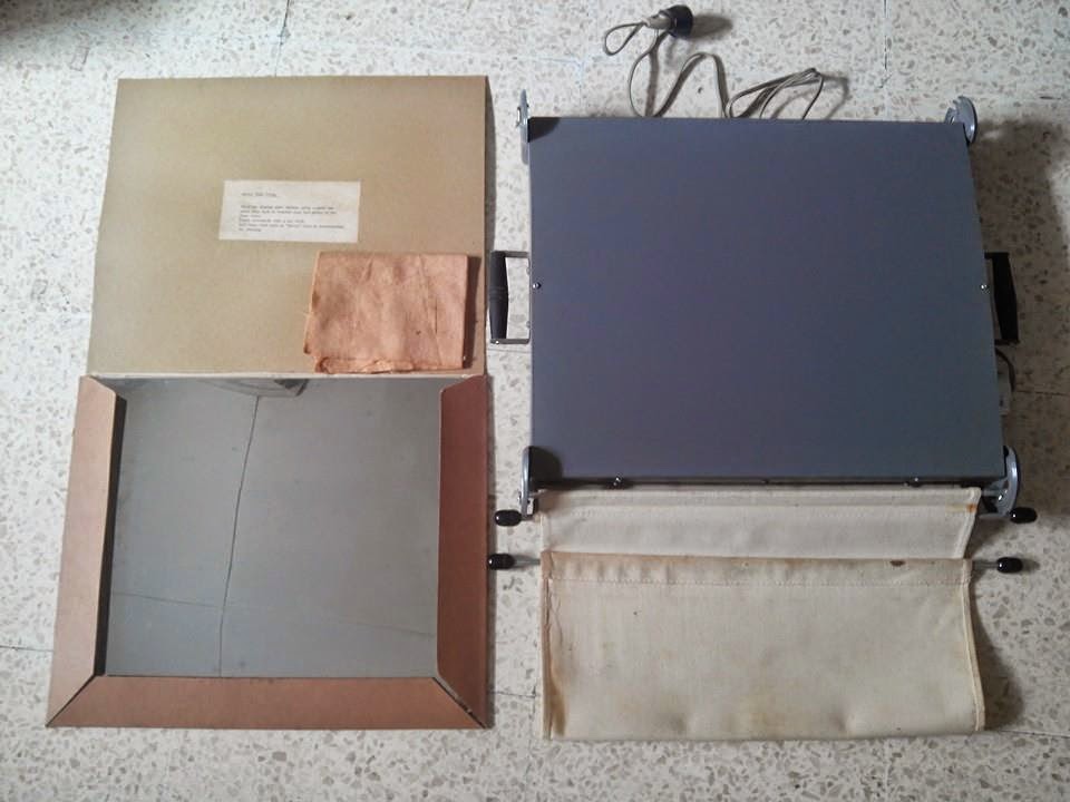 Djejak Masa ANTIQUE DARKROOM PHOTO PRINT DRYER w/ ELECTRIC CORD