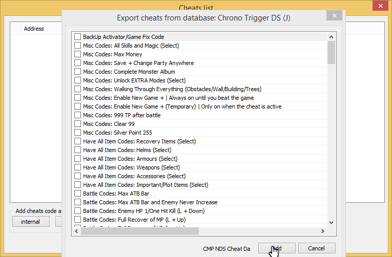 Usando Cheats no Desmume!
