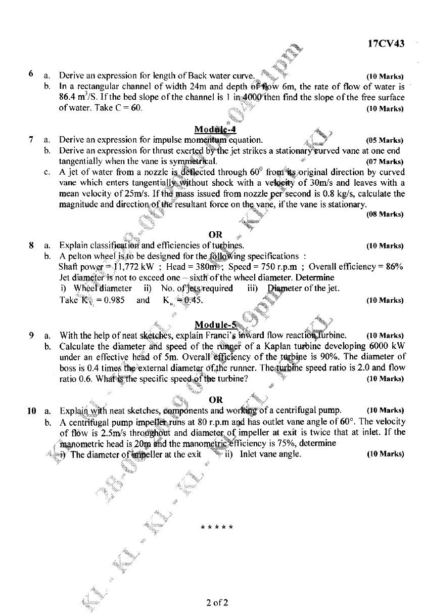 Visvesvaraya Technological University B.E. Civil Engineering (CBCS