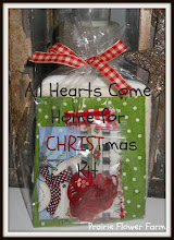 All Hearts Come Home for Christmas Stitchery Tea Towel Kit