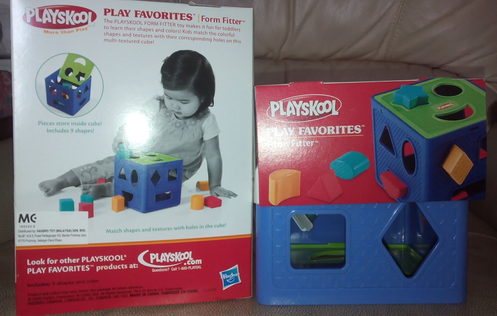 playskool shape sorter cube