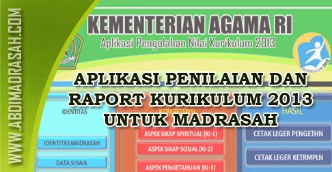 Aplikasi Penilaian Dan Raport K13 Madrasah