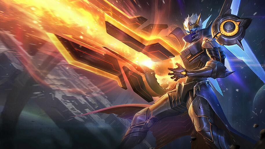 5.3396, Granger, Starfall Knight, Skin, Mobile Legends, 4K Wallpaper