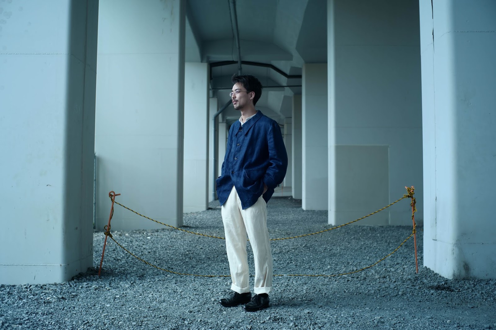 公式ショップ 仏蘭西老舗 30s AU MOLINEL INDIGO Métis カバーオール