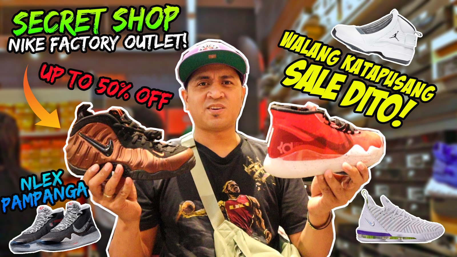 SALE ALERT! Nike Factory Outlet NLEX Pampanga | Daming BASKETBALL Shoes ...