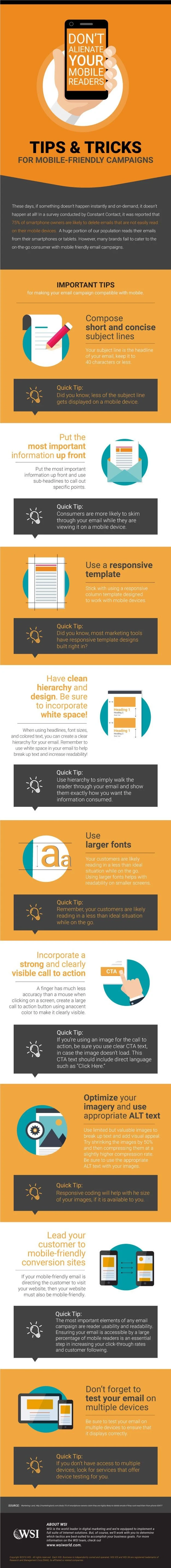 Don’t Alienate Your Mobile Readers - #infographic