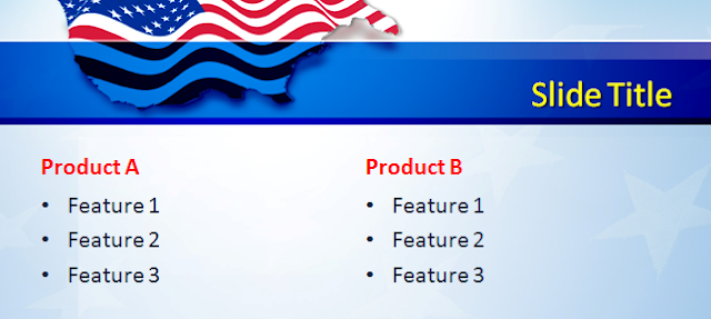 image:Slide 4 Template PowerPoint Bendera Amerika Serikat