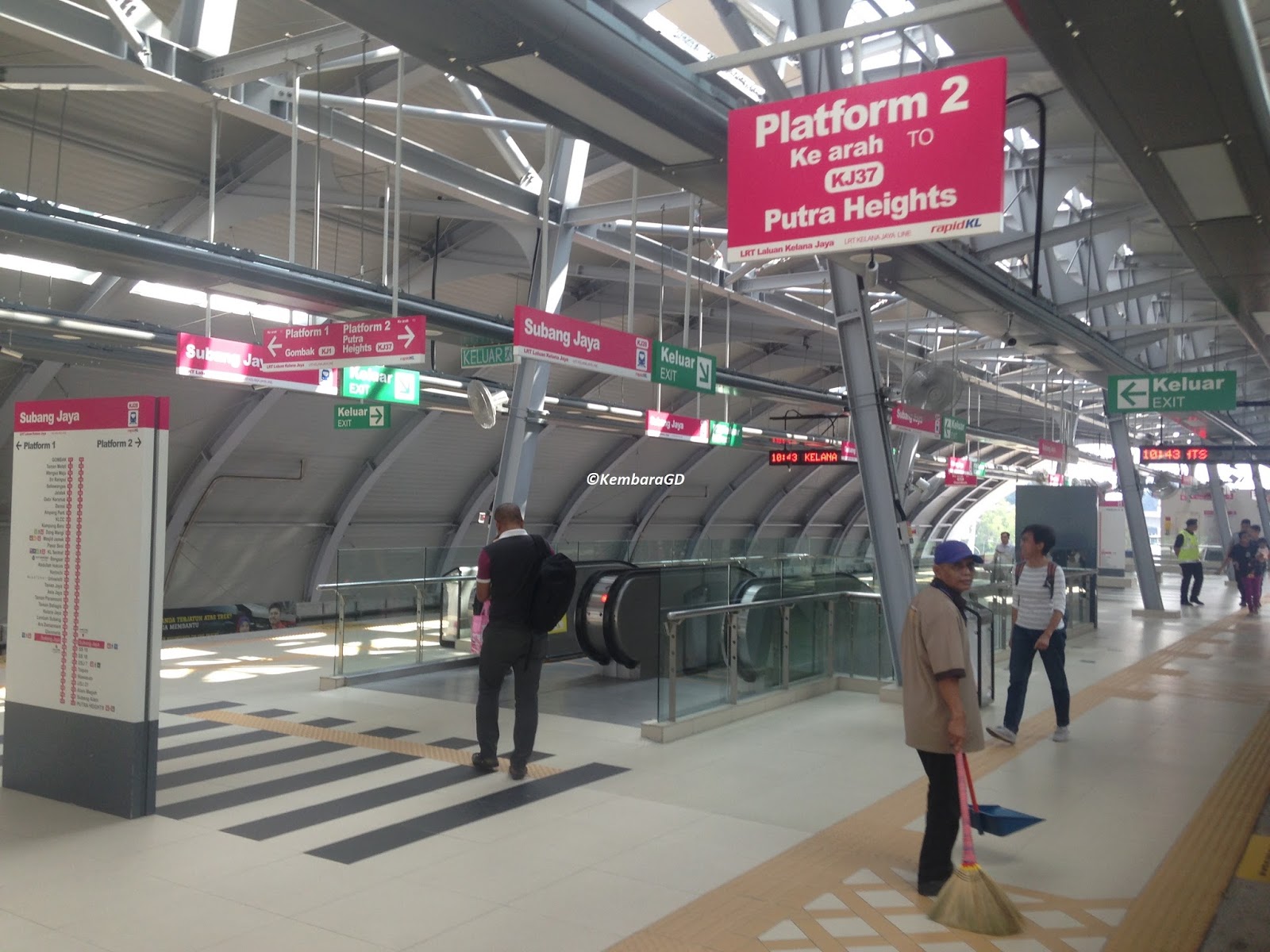 KembaraGD 22 Disember 2016  Kuala Lumpur Malaysia  LRT Lembah Klang