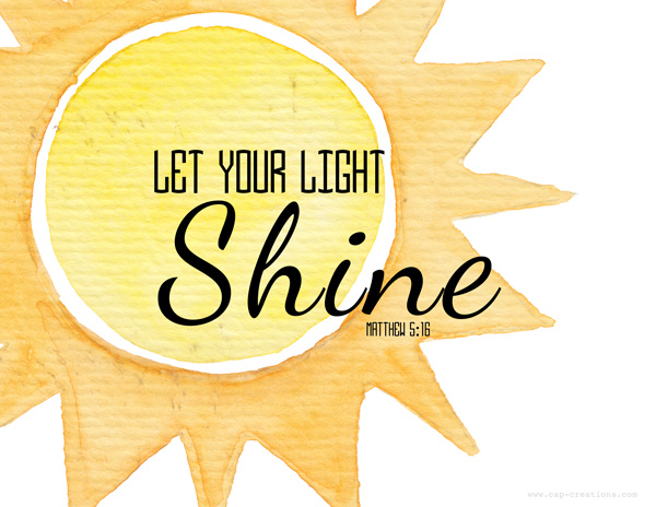 Cap Creations Let Your Light Shine Printable cap-creations-let-your-light-shine-printable