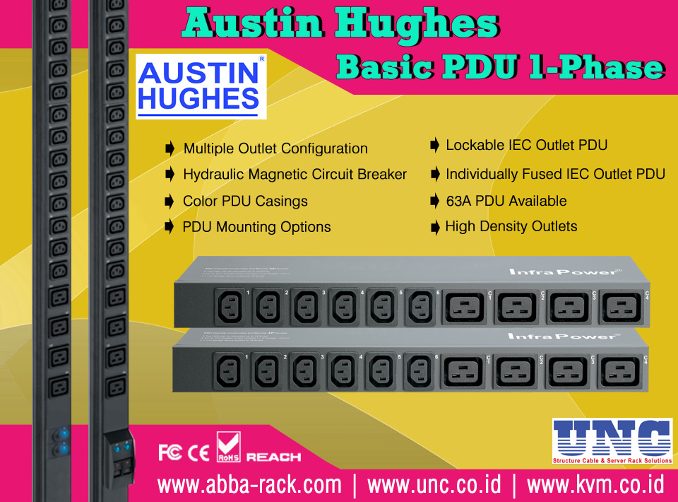 PT Uni Network Communications Basic Series PDU, InfraPower Austin Hughes