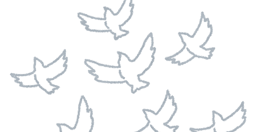 飛んでいる白い鳩の群れのイラスト かわいいフリー素材集 いらすとや