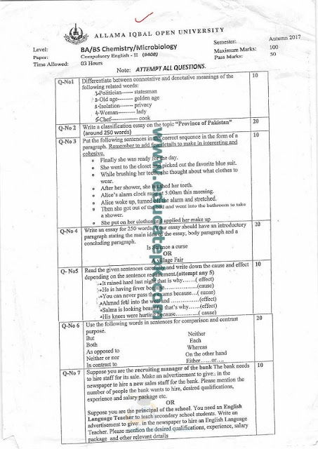 aiou-bs-english-code-9408-past-papers