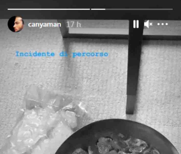 Can Yaman, uncomfortable mishap during filming: 'Accident on the way