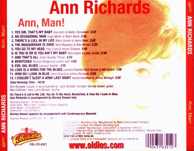 My Music New Ann Richards Ann Man 