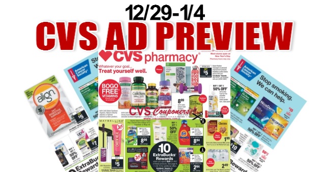 CVS Sales Flyer - 12/29-1/4 CVS Sales Flyer - 12/29-1/4