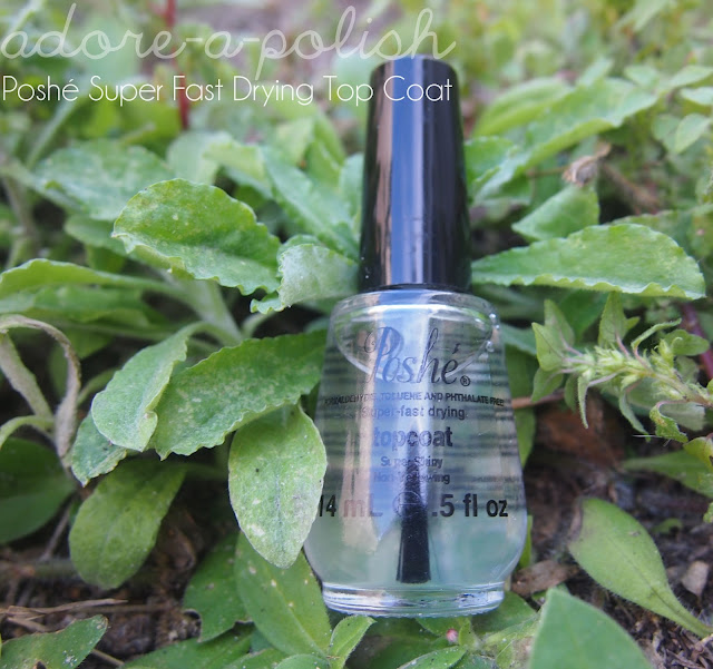 Poshé SuperFast Drying Top Coat Review Adore A Polish A simple